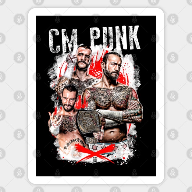 cm punk Magnet by lightsdsgn